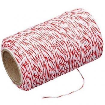 Rollo de Cordel de Cocina KitchenCraft - Rojo y Blanco