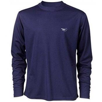 Time to Run Hombres Favourite Camiseta De Running/Gimnasio/Formación Manga Larga M Azul Marino