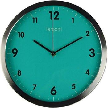Laroom Reloj, Acero Inoxidable y Plastico, Verde
