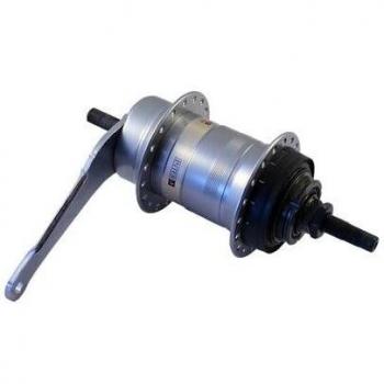 Buje Shimano Nexus Inter 3 con freno de contrapedal 3 velocidades plata