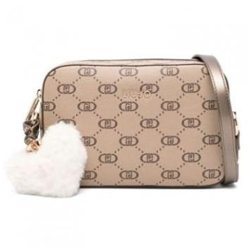 Liu Jo Dove Grey Shoulder Bag, Beige female, Size: ONE SIZE; Liu Jo Cross Body Bags, Brown female, Size: ONE SIZE Camera Case for Stylish Photography