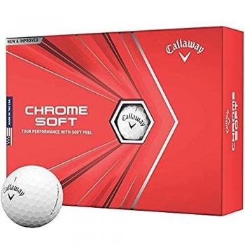 Callaway Chrome Soft X 2020 Pelotas de golf Unisex adulto, Blanco, Talla única