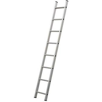 Simple Escalera aluminio, norma EN 131, 8 peldaños