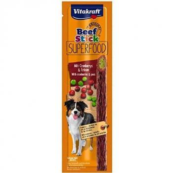 Vitakraft Beef Stick Superfood Guisantes y Arándanos para Perros