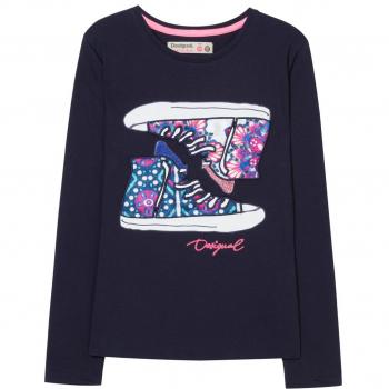 Desigual TS_Bambas, Camiseta para Niñas,