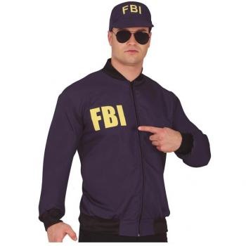 Kit de FBI adulto: Gorro y Chaqueta