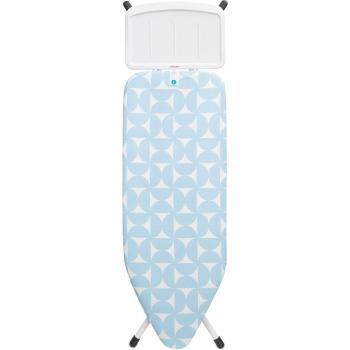 Tabla de planchar C 124 x 45 cm con soporte sólido para unidad de vapor Fresh Breeze