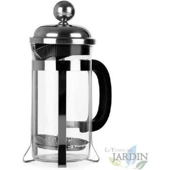 Cafetera Émbolo Francesa de Vidrio Borosilicato 350ml para Té y Café