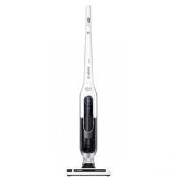 Aspirador Escoba Bosch Athlet BCH6ATH25, 25.2V, Beuteless, Alta Potencia 2400W, Filtro de Higiene, Turbo, 60 min Autonomía, Blanco y Negro
