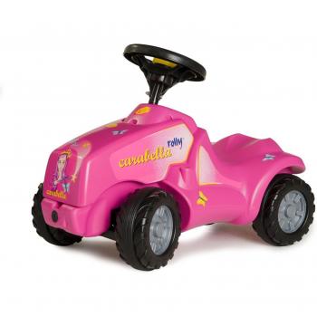 Tractor Mini Carabella Ergonómico con Almacenamiento y Neumáticos - Rosa