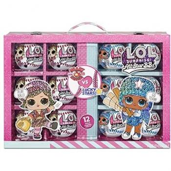 LOL Surprise All-Star Colección Deporte Serie 1, Equipo de béisbol con 12 muñecas, Más de 90 sorpresas, tarjetas coleccionables, ropa y accesorios, Para coleccionar, Edad: 3+ años