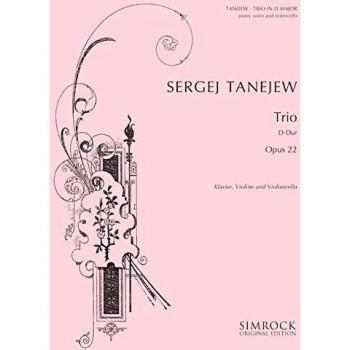 Piano trio in d op. 22 -ensemble de partitions