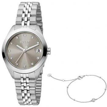 Esprit Silver Fashion Watch for Women - Gray One Size