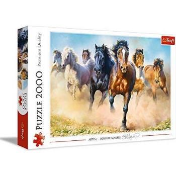 Trefl 2000-Piece Galloping Herd of Horses Puzzle