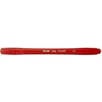 Caja 16 rotuladores punta fina SWAY fineliner 0,4 mm rojo
