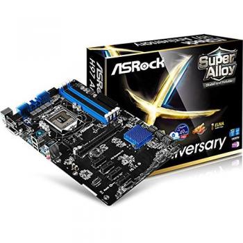 ASRock H97 Anniversary - Placa Base Socket, 1150 DDR3-SDRAM, 1 PCIe 3.0 x16, 5 PCIe 2.0 x1