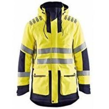 Parka de trabajo alta visibilidad Evolution 4469 - Amarillo fluorescente/Azul marino L
