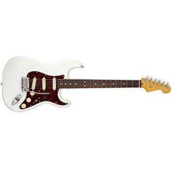 Fender American Ultra Stratocaster Electric Guitar with Rosewood Fingerboard in Arctic Pearl