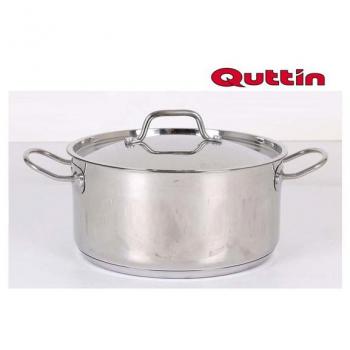 Olla con Tapa de Acero Inoxidable Quttin