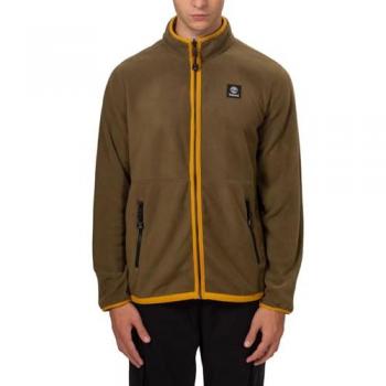 Timberland Men's Olive Green Full Zip Fleece Jacket Size L