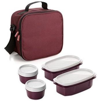 Tatay Urban Food Casual, Bolsa Térmica Porta Alimentos, 3L de Capacidad, con 4 Tuppers Herméticas