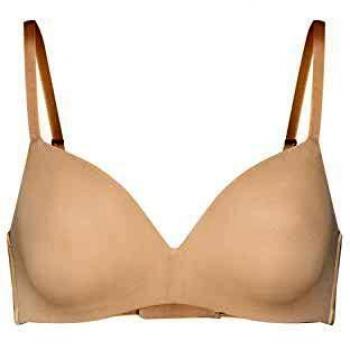 Sujetador Sin Aros Micro Essentials Beige Talla 80C