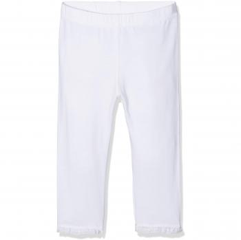 NAME IT Nitgrete Capri Legging Mz, Leggings para Niñas, Blanco