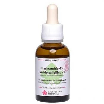 Biofficina Toscana Niacinamida 4% + Ácido Salicílico 2%, 30 ml