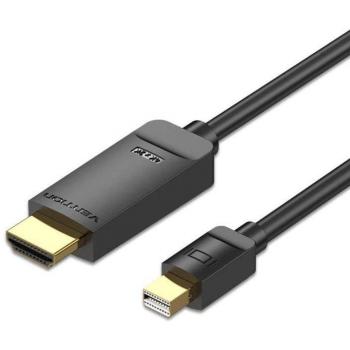 Cable conversor Vention Mini Displayport a HDMI de 2m en color negro