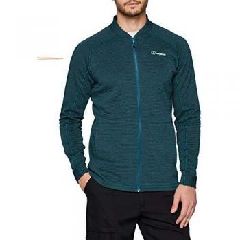 Berghaus Caldey Chaqueta de Forro Polar, Hombre, Smoke Signal/Rolling Storm, Large