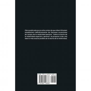 Libro sobre la Teoría de la Relatividad Especial y General de Albert Einstein