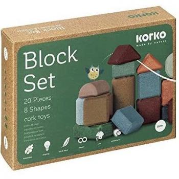Bloques de construcción de corcho 20 piezas
