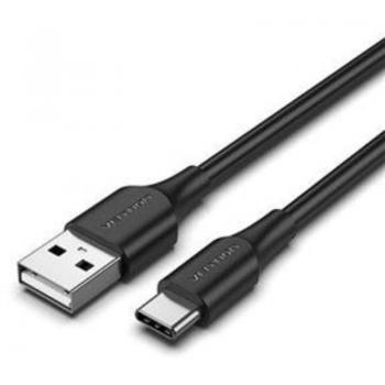 Cable USB-C a USB-A Vention CTHBI, Macho a Macho, 3 Metros, USB 2.0, Color Negro