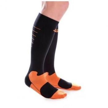 Orliman Calcetín Deportivo de Compresión Ovo2D500 Negro-Naranja