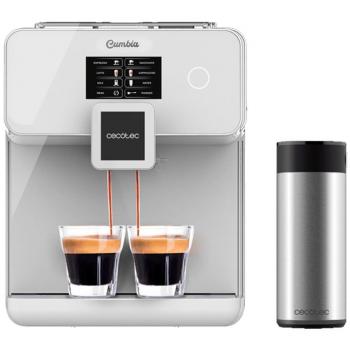 Cecotec Power Matic-ccino 8000 Serie Bianca S Cafetera Superautomática con Depósito de Leche, 1400 W, 1.7 L
