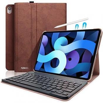 Teclado para iPad 10.9 2020 Air 4 / iPad Pro 11 2018, Funda 11'' con Teclado Español