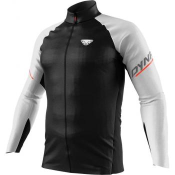 Dynafit DNA Wind Jacket Hombre Blanco y negro - Chaqueta fina, color blanco y negro, talla XL