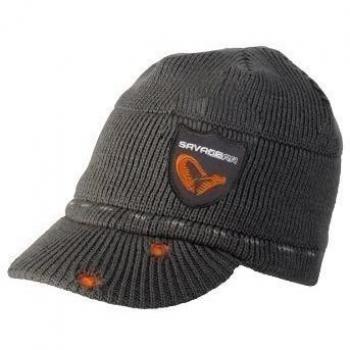 Savage Gear - Gorros Tejidos de Lana Vellón 4 Tipos - Gorrito Tejido, Gorrito Tejido con Borde, Gorrito de Lana y Gorrito Tejido con Logo - Gorras para Pesca - Gorrito Tejido con Logo