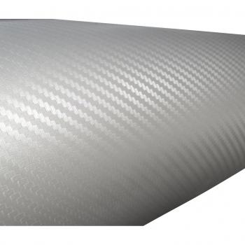 AERZETIX: 127/75cm Pelicula adhesiva vinilo fibra de carbono gris claro termoformable C17196