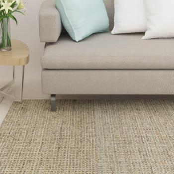 Alfombra de sisal natural 66x200 cm Verde
