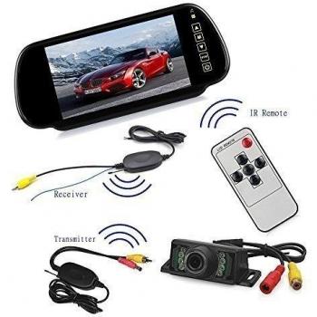 COOLER-PANTALLA TFT de 7 - VISIÓN PARA EL COCHE - Cambio automático de DVD / VCD y + TRASERO Ver Inversión cámara con la visión nocturna