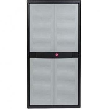 Terry, Jumbo Cab 2900 Qblack, Armario 2 Puertas, 3 Estantes Internos. 89,7x53,7x180 cm