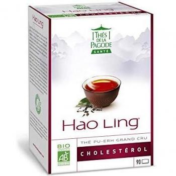 Thés de la Pagode - Hao Ling Té | Tamaño práctico y económico - 90 infusiones | Regula el colesterol