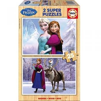 Puzzles Educa - Frozen, 2 x 25 piezas