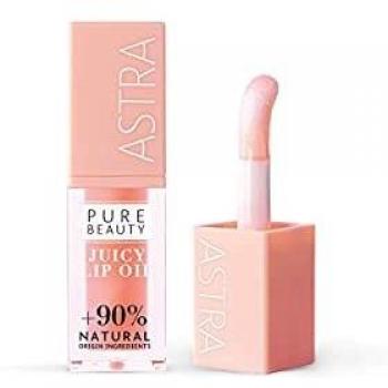 Astra Make-up Pure Beauty Juicy Lip Oil Nourishing Lip Gloss Shade 01 Peach 5 ml