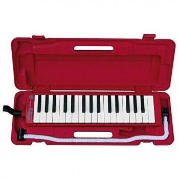 Hohner Student 32 Red Melodica with Case and Accessories