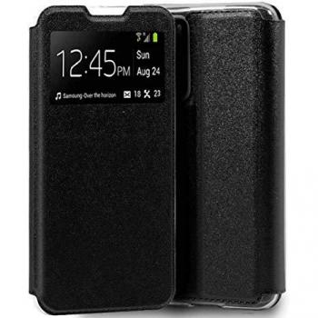Funda Libro Soporte con Ventana para Huawei P40 Negra