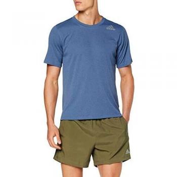 adidas FreeLift Climachill 3-Stripes tee Men Camiseta de Manga Corta, Hombre, Azul