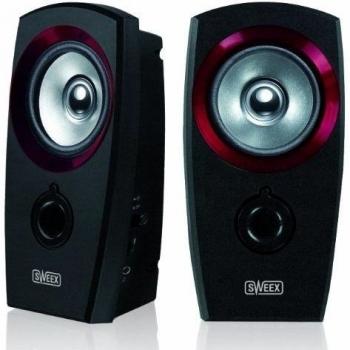 Sweex SP041 - Juego de altavoces, 2.0 USB, 2 vatios