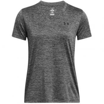 Under Armour Women's Tech V Twist Short Sleeve T-shirt Gray